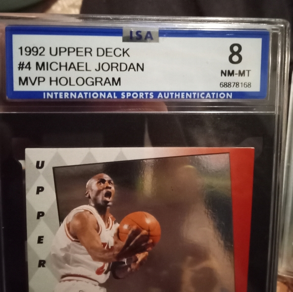 Graded 1992 upper deck Michael Jordan MVP Hologram card - Picture 6 of 7